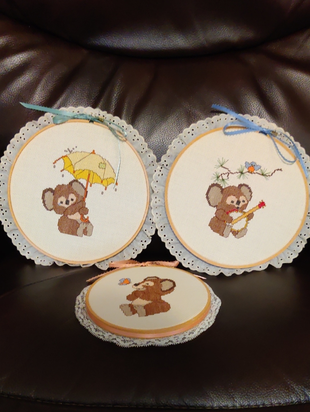 Vintage Koala Bear Needlepoint Stitch 3 Rounds